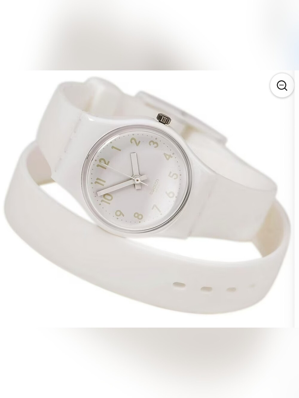 Swatch Originals LW134C White With Long Strap